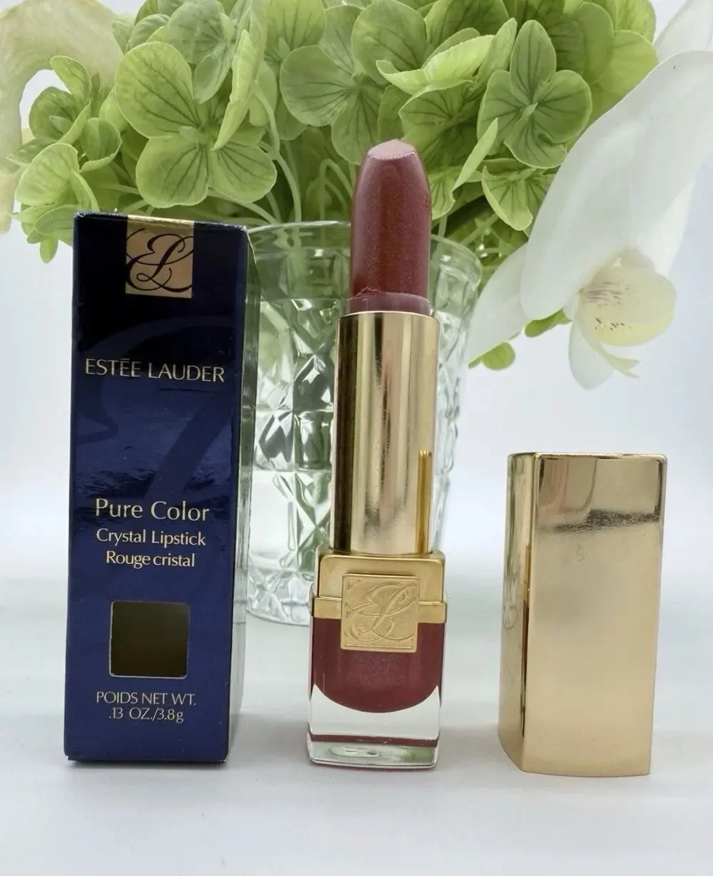 Estee Lauder Lipstick 54 Passion Fruit Shimmer Crystal 3.8g New Unused